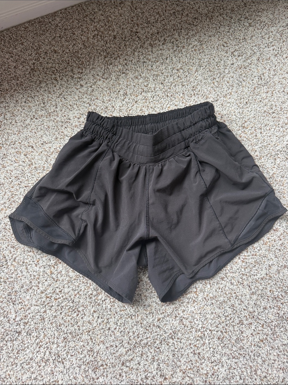 lululemon athletica Black Women's Running Shorts